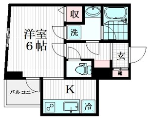 目黒区中央町YKマンションの物件間取画像